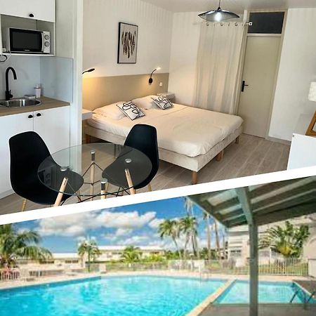 Superbe Studio Avec Piscine, Au Coeur De La Marina! Village Soleil ! Proche Aeroport & Ferry ル・ゴジエ エクステリア 写真